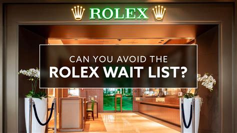 rolex ad list|Rolex ad waitlist.